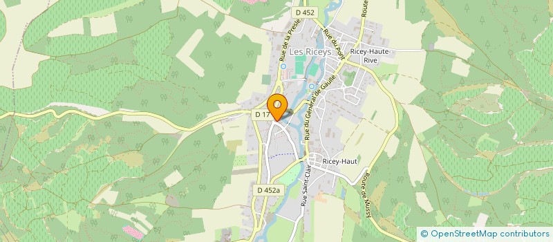 localisation de l'entreprise SARL BATISSE-GUNDALL à LES RICEYS