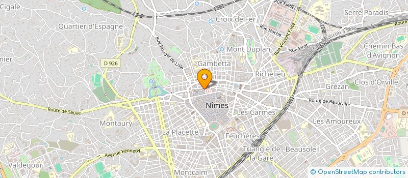 localisation de l'entreprise SARL BATISSES DU SUD à NIMES