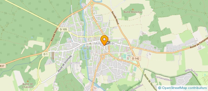 localisation de l'entreprise SARL BATISSEURS ESSONNIENS à MILLY-LA-FORET