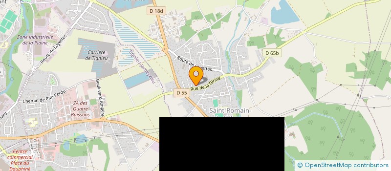 localisation de l'entreprise SARL BATISTA  SAINT-ROMAIN-DE-JALIONAS