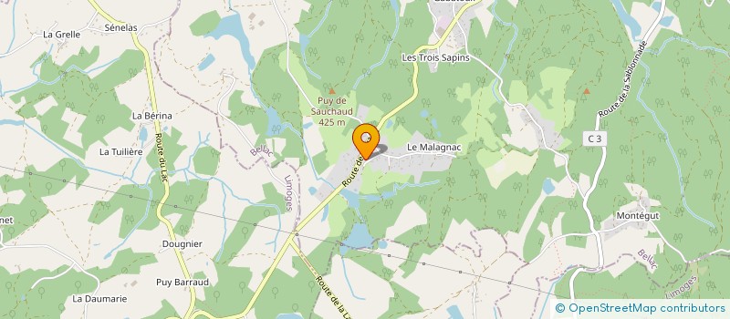 localisation de l'entreprise SARL BATISTA à COMPREIGNAC