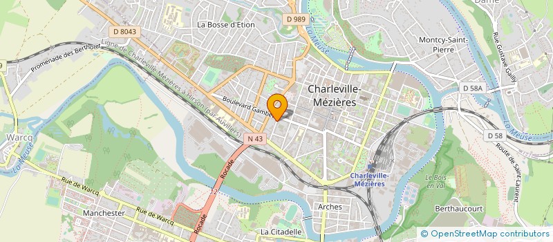 localisation de l'entreprise SARL BATISTYLE à CHARLEVILLE-MEZIERES