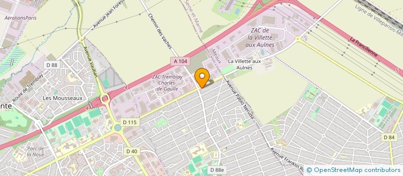 localisation de l'entreprise SARL BATITARANE à TREMBLAY-EN-FRANCE