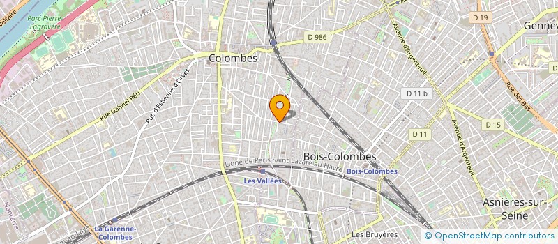 localisation de l'entreprise SARL BATITEC à COLOMBES