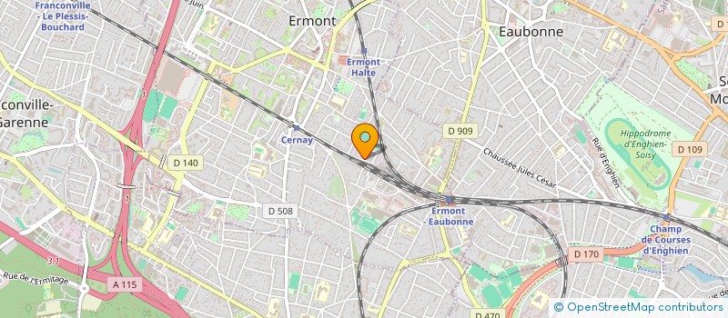 localisation de l'entreprise SARL BATMACO  ERMONT