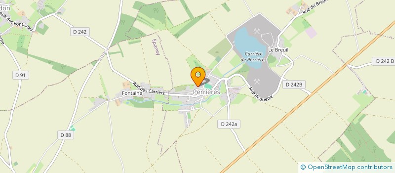 localisation de l'entreprise SARL BATON  PERRIERES