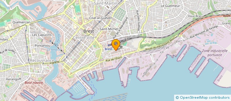 localisation de l'entreprise SARL BATONON à BREST