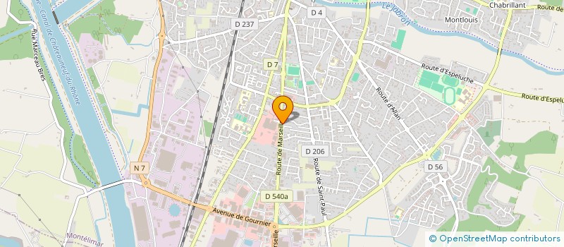 localisation de l'entreprise SARL BATS à MONTELIMAR