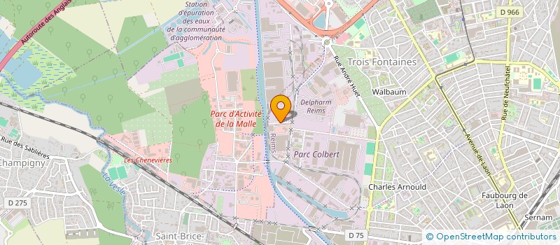 localisation de l'entreprise SARL BATYC  REIMS