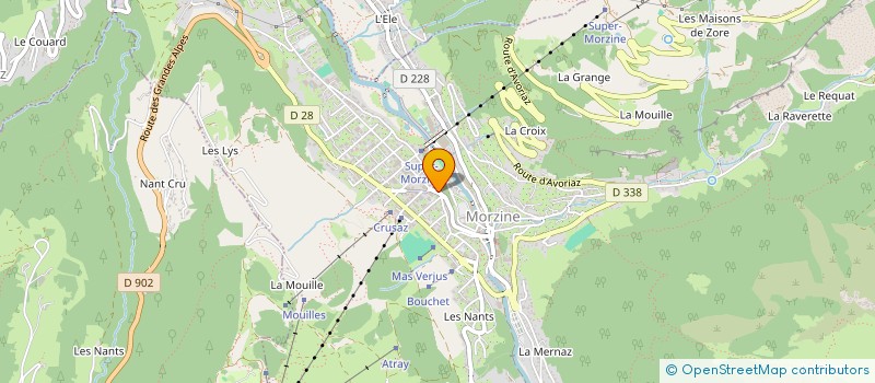 localisation de l'entreprise SARL BAUD CHAUSSEUR à MORZINE
