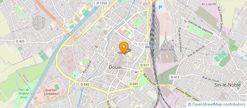 localisation de l'entreprise SARL BAUDENS SUTRE à DOUAI