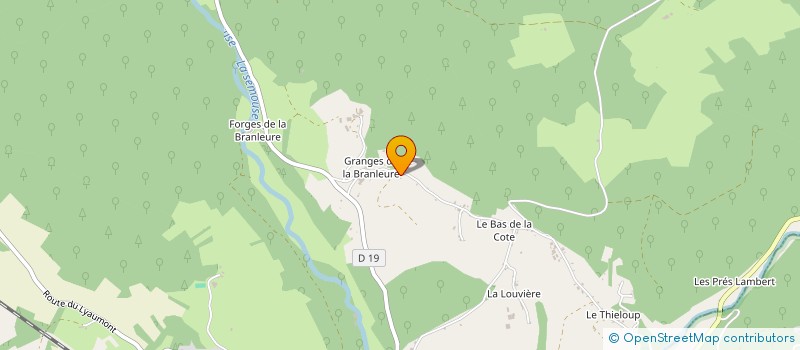 localisation de l'entreprise SARL BAUDOUIN  AILLEVILLERS-ET-LYAUMONT