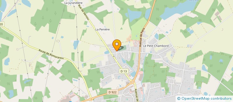 localisation de l'entreprise SARL BAUDOUX NICOLAS  MILLANCAY