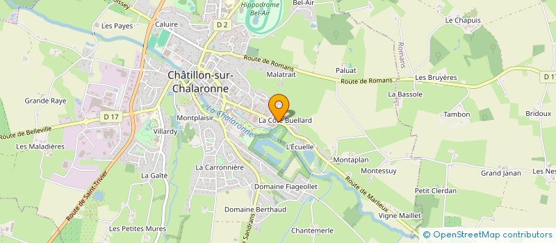 localisation de l'entreprise SARL BAUDRAND à CHATILLON-SUR-CHALARONNE