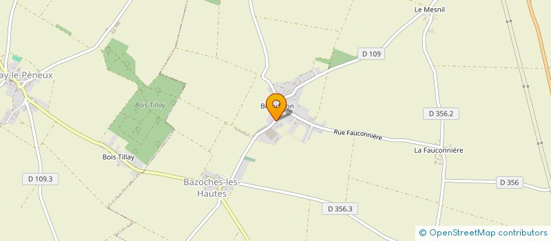 localisation de l'entreprise SARL BAUDRON ETA à BAZOCHES-LES-HAUTES