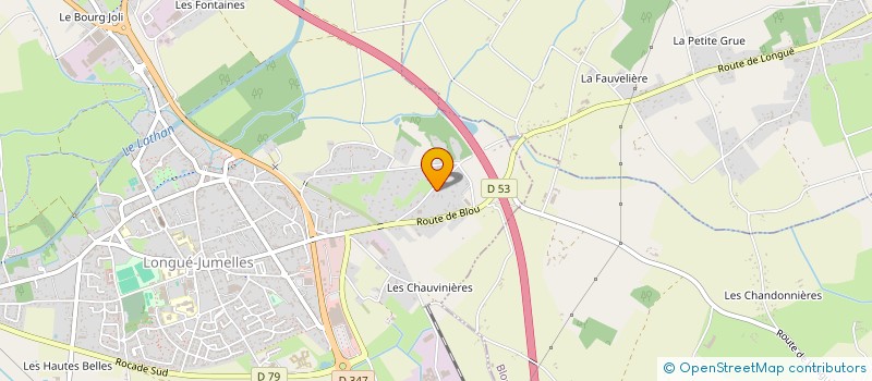 localisation de l'entreprise SARL BAUNE à LONGUE-JUMELLES