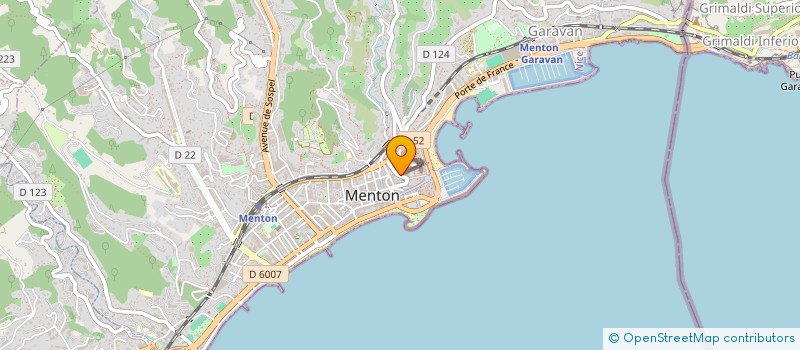 localisation de l'entreprise SARL BAVARI à MENTON