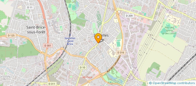 localisation de l'entreprise SARL BAY à SARCELLES