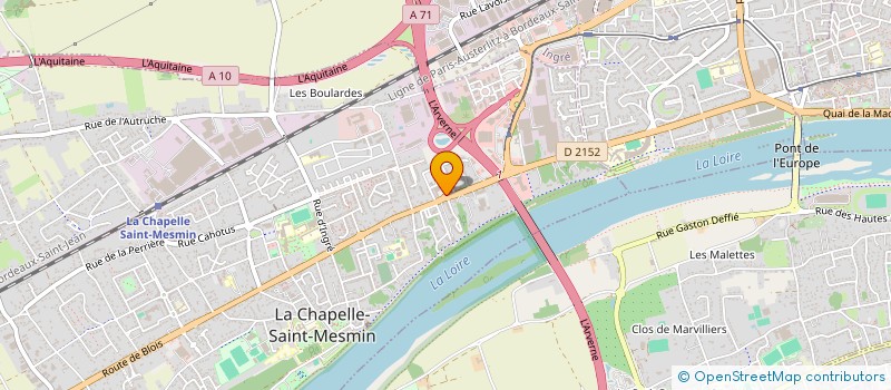 localisation de l'entreprise SARL BAZAR DE LA FAMILLE  LA CHAPELLE-SAINT-MESMIN
