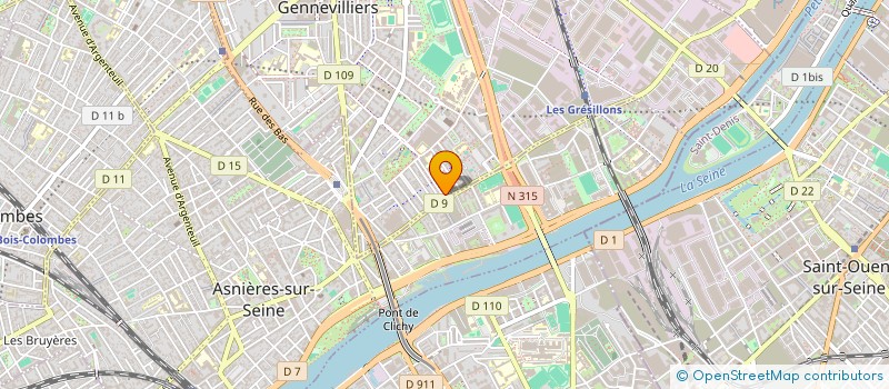 localisation de l'entreprise SARL BB NOUR  GENNEVILLIERS