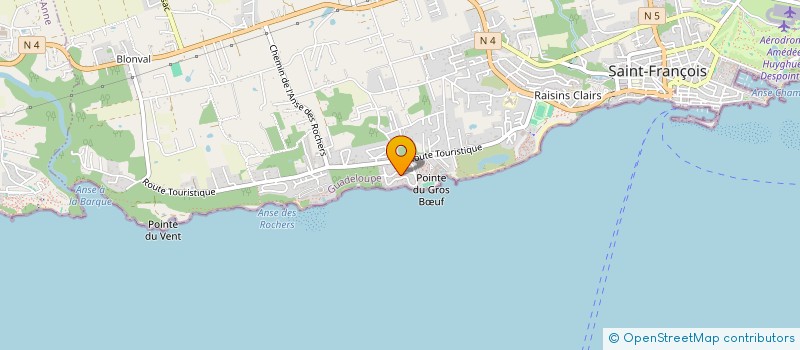 localisation de l'entreprise SARL BB PNEUS  SAINT-FRANCOIS