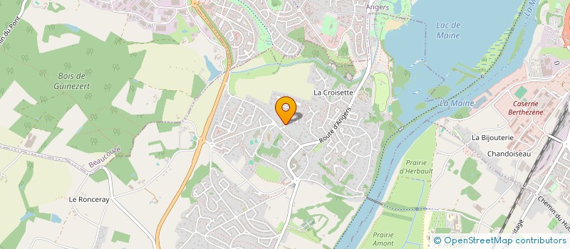 localisation de l'entreprise SARL BBA  BOUCHEMAINE