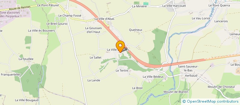 localisation de l'entreprise SARL BBC TRANSPORTS  LA PRENESSAYE