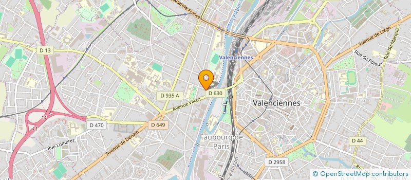 localisation de l'entreprise SARL BBCL à VALENCIENNES