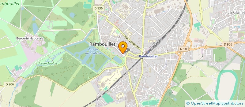localisation de l'entreprise SARL BBD & MOUGEOT ASSOCIES  RAMBOUILLET
