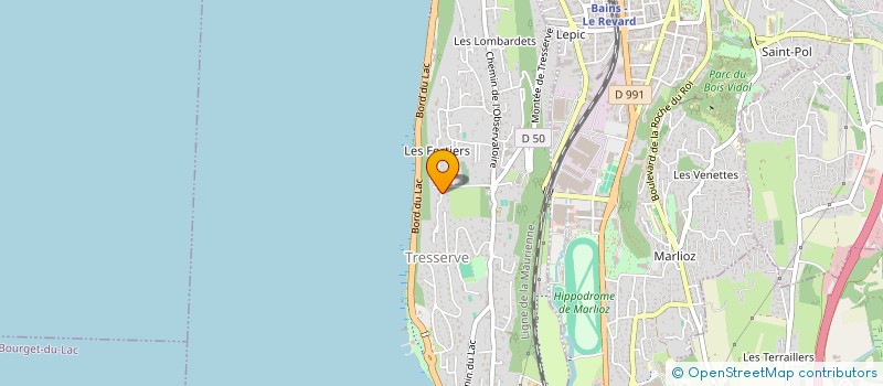 localisation de l'entreprise SARL BBM  TRESSERVE