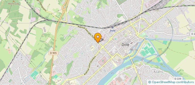 localisation de l'entreprise SARL BC INDUSTRIE  DOLE