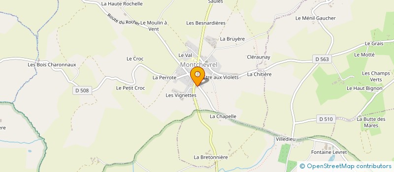 localisation de l'entreprise SARL BC MOTOCULTURE  MONTCHEVREL