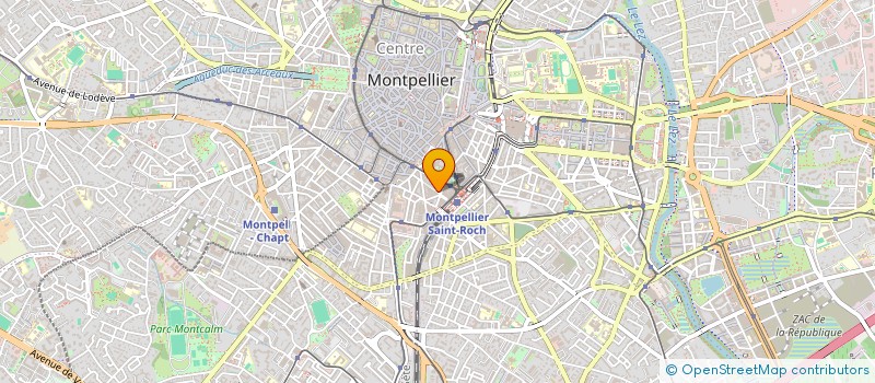 localisation de l'entreprise SARL BCF à MONTPELLIER