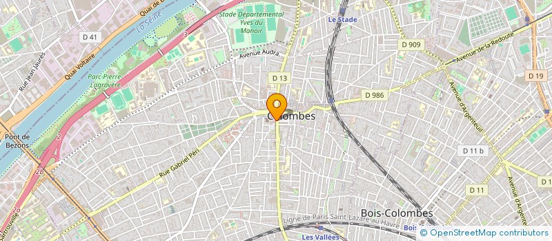 localisation de l'entreprise SARL BCK  COLOMBES