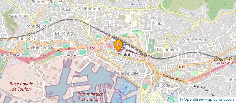 localisation de l'entreprise SARL BCLEM à TOULON