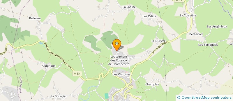 localisation de l'entreprise SARL BCMV  SAINT-HEAND