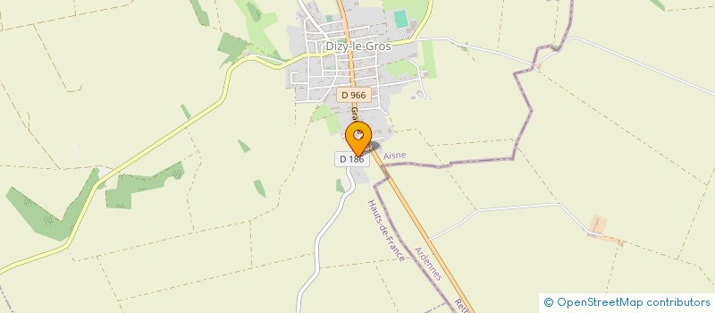 localisation de l'entreprise SARL BCP COUVERTURE à DIZY-LE-GROS