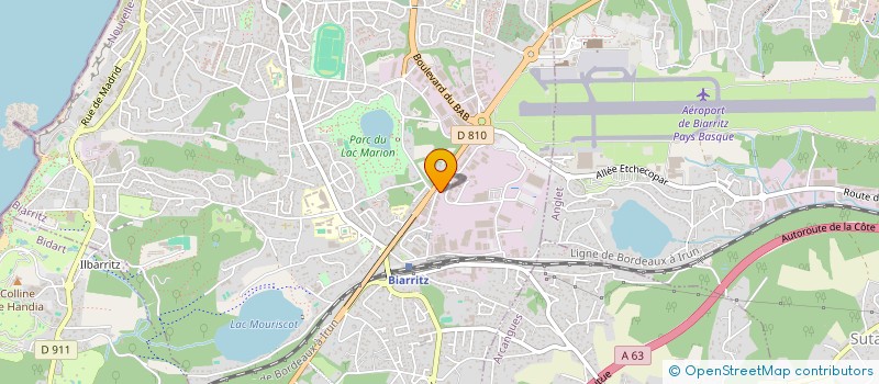 localisation de l'entreprise SARL BCP CREATION à BIARRITZ