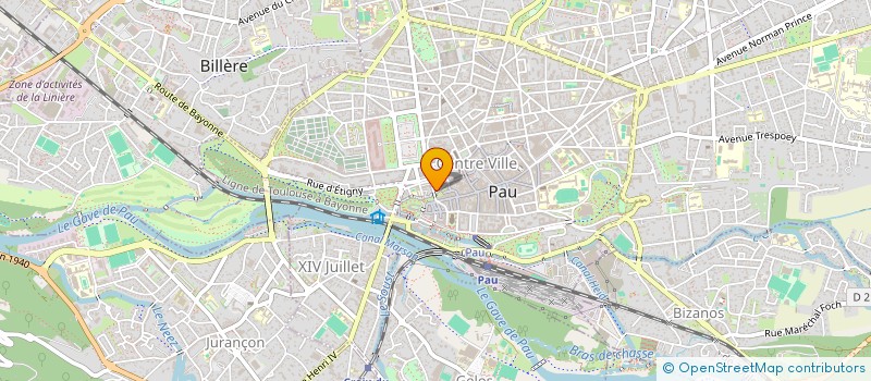 localisation de l'entreprise SARL BCPD à PAU