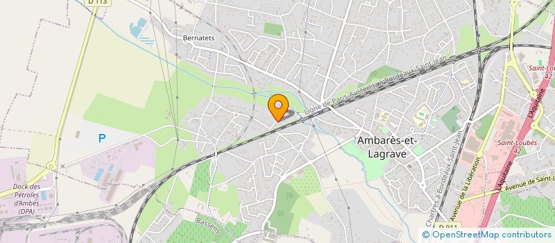 localisation de l'entreprise SARL BCR  AMBARES-ET-LAGRAVE