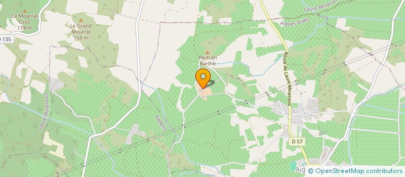 localisation de l'entreprise SARL BCS  AIGUES-VIVES