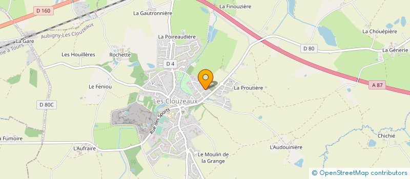 localisation de l'entreprise SARL BCT à AUBIGNY-LES CLOUZEAUX