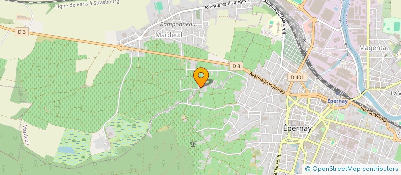 localisation de l'entreprise SARL BCV DES LINETTES à EPERNAY