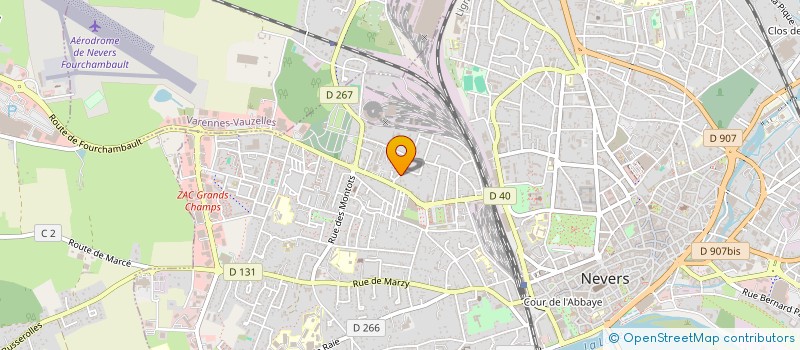 localisation de l'entreprise SARL BDE à NEVERS