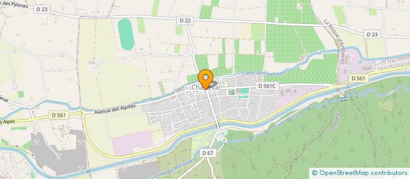 localisation de l'entreprise SARL BDM  CHARLEVAL