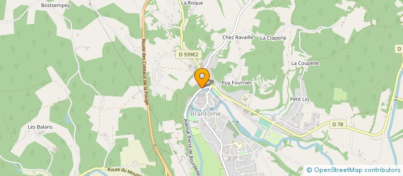 localisation de l'entreprise SARL BDN  BRANTOME EN PERIGORD