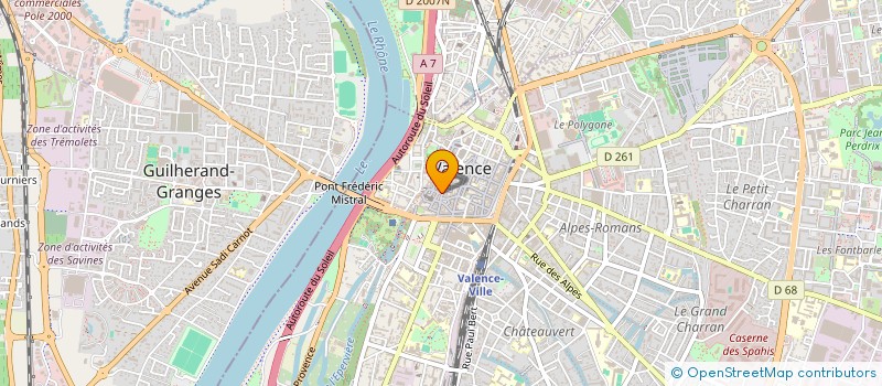 localisation de l'entreprise SARL BDR à VALENCE