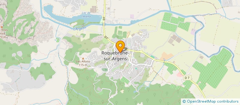 localisation de l'entreprise SARL BDR à ROQUEBRUNE-SUR-ARGENS