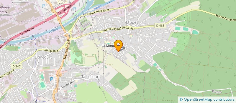 localisation de l'entreprise SARL BE2C à ETUPES