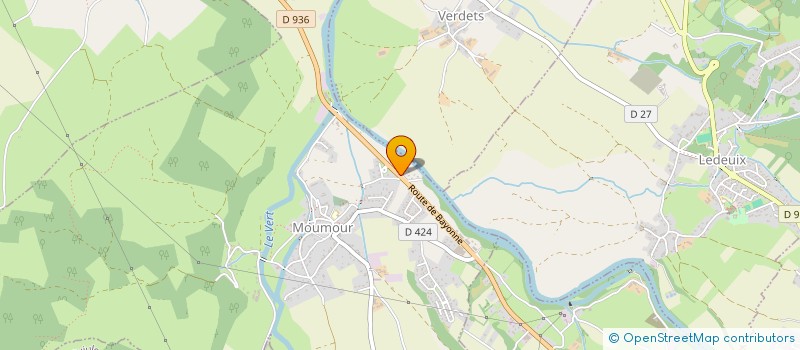 localisation de l'entreprise SARL BEARN FITNESS  MOUMOUR